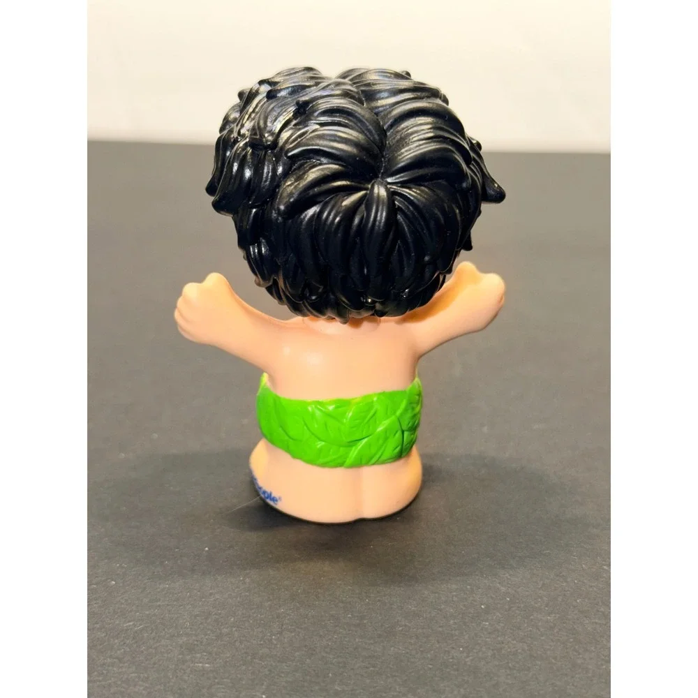 Fisher-Price Little People Cave Boy Figure Green Leaf Skirt Toy